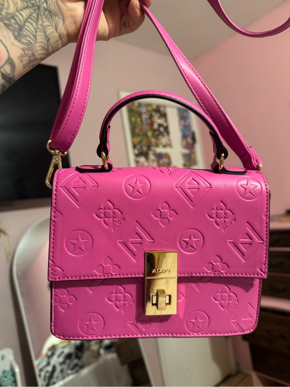 Aldo Pink crossbody bag